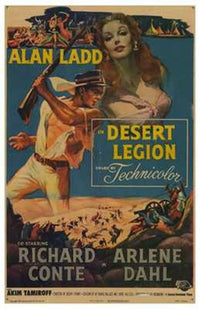 Desert Legion Movie Poster Print showcasing cinematic art.