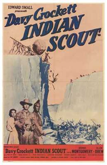 Davy Crockett Indian Scout Movie Poster Print