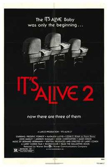 It's Alive 2 Movie Poster Art Print showcasing horror film art.