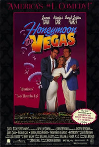 Honeymoon in Vegas Movie Poster Print featuring vibrant colors and iconic design.