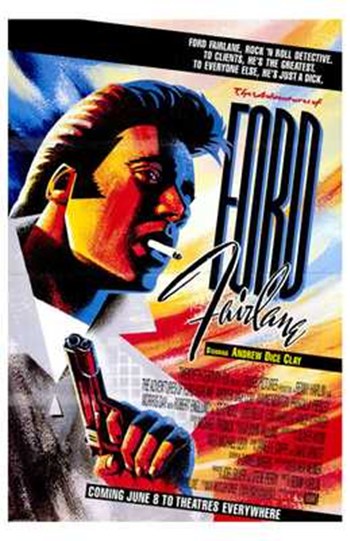 The Adventures of Ford Fairlane Movie Poster Print showcasing vibrant colors and iconic imagery.