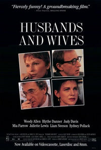 Husbands and Wives movie poster print showcasing relational dynamics.