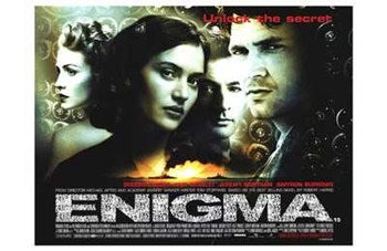 Enigma Movie Poster Print - 11x17 size, featuring mysterious artwork.