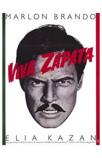 Viva Zapata Movie Poster Print showcasing iconic film art.