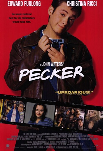 Pecker Movie Poster Print featuring vibrant artwork.