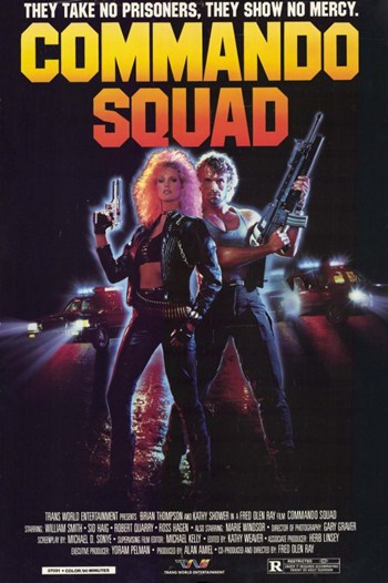 Commando Squad Movie Poster Print featuring action-packed imagery