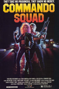 Commando Squad Movie Poster Print featuring action-packed imagery