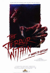 The Terror Within Movie Poster Print showcasing horror film artwork.