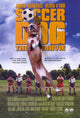 Soccer Dog Movie Poster Print featuring a playful dog in a soccer theme.