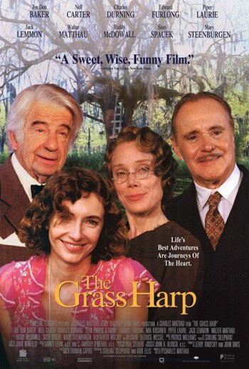 The Grass Harp Movie Poster Print featuring vibrant artwork.