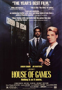House of Games Movie Poster Print showcasing film art.
