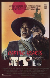 Captive Hearts Movie Poster Print showcasing romance and drama