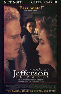 Jefferson in Paris Movie Poster Print showcasing 18th-century Parisian elegance.