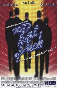 The Rat Pack Movie Poster Print featuring iconic entertainers from classic cinema.