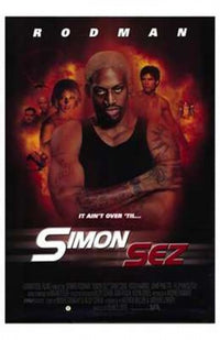 Simon Sez Movie Poster Print showcasing vibrant colors and design.