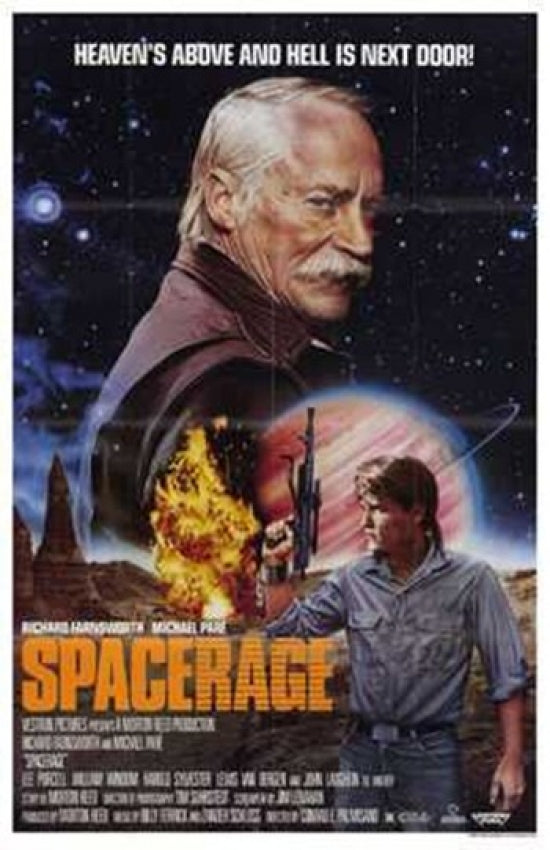 Spacerage Movie Poster Print showcasing vibrant cinematic art.