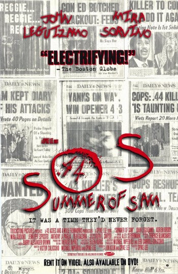 Summer of Sam Movie Poster Print showcasing vibrant 1970s film art.