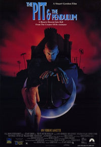 The Pit & the Pendulum Movie Poster Print showcasing Edgar Allan Poe's horror theme.