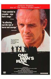 One Man's War Movie Poster featuring intense cinematic artwork.