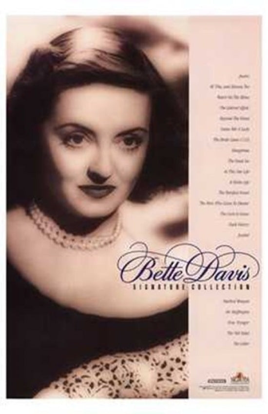 Bette Davis Signature Collection Movie Poster Print