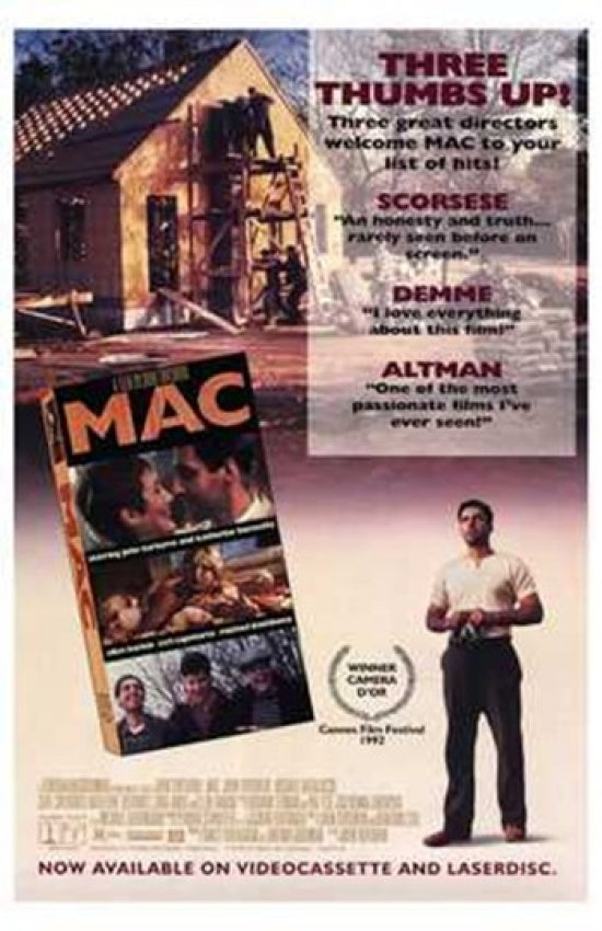 Mac Movie Poster Print showcasing vibrant artwork.
