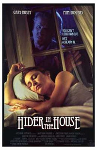 Hider in the House Movie Poster Print, suspenseful film art.