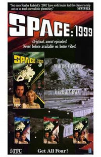 Space 1999 Movie Poster Print showcasing a sci-fi adventure theme.