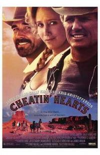 Cheatin' Hearts Movie Poster showcasing classic film art.
