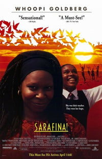 Sarafina Movie Poster Print showcasing vibrant film imagery.