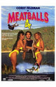 Meatballs 4 Movie Poster Print showcasing a classic comedy film.