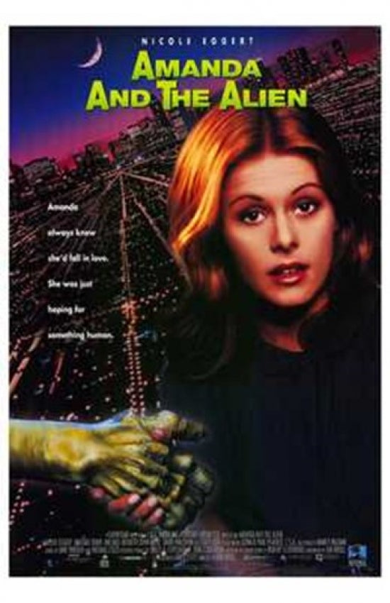Amanda and the Alien Movie Poster Print featuring vibrant design
