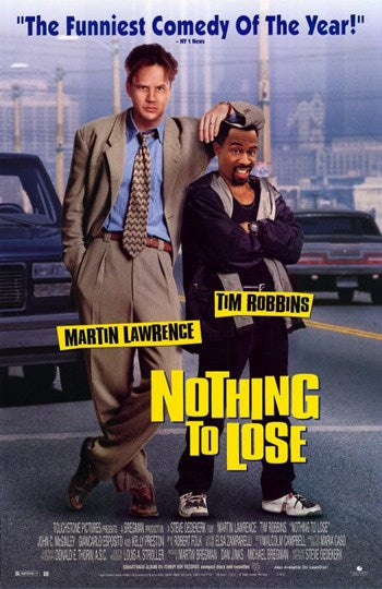 Nothing To Lose Movie Poster Print showcasing vibrant artwork.