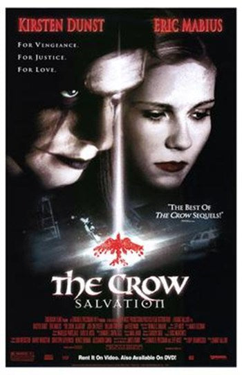 Crow Salvation movie poster print featuring dramatic imagery.