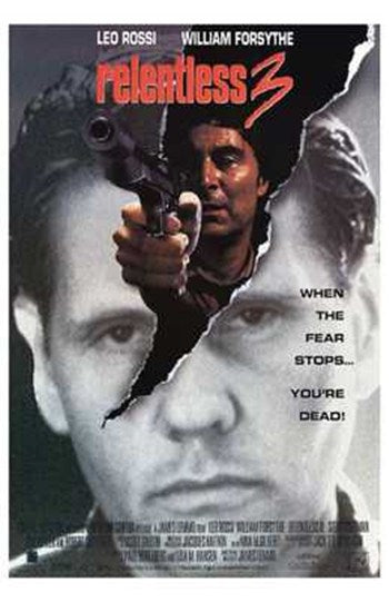 Relentless 3 Movie Poster Print showcasing thrilling visuals.