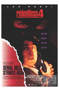 Relentless 4 Ashes to Ashes Movie Poster featuring intense imagery.