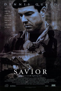 Savior Movie Poster Print showcasing cinematic imagery.
