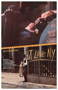 I Love NY Movie Poster Print showcasing iconic New York City design.