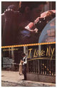 I Love NY Movie Poster Print showcasing iconic New York City design.