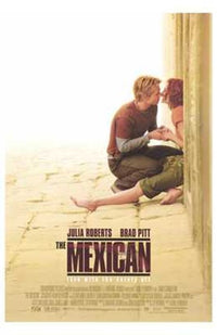The Mexican Movie Poster Print showcasing vibrant cinematic artwork.