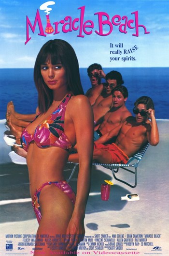 Miracle Beach Movie Poster Print showcasing vibrant colors and nostalgic imagery.