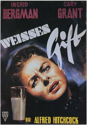 Notorious Movie Poster Print showcasing classic film art