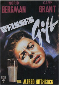 Notorious Movie Poster Print showcasing classic film art