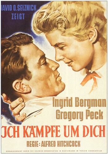 Spellbound Movie Poster Print featuring captivating cinematic art.