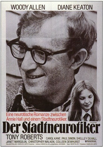 Annie Hall movie poster print showcasing the iconic romantic comedy.