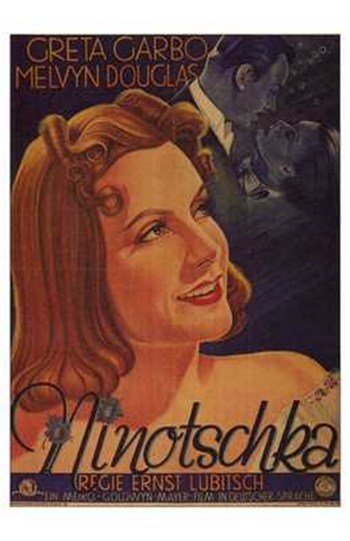 Ninotchka Movie Poster Print showcasing classic comedy art.