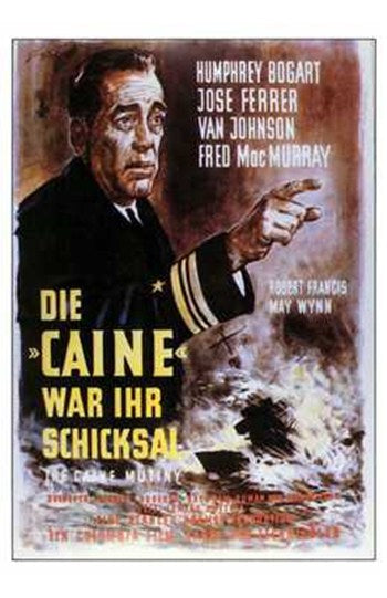 Caine Mutiny Movie Poster Print showcasing iconic film imagery.