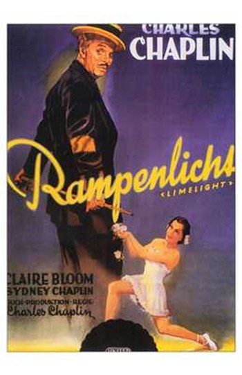 Limelight Movie Poster Print showcasing classic cinema art.