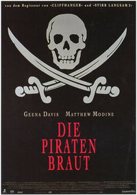 Cutthroat Island Movie Poster Print, vibrant artwork