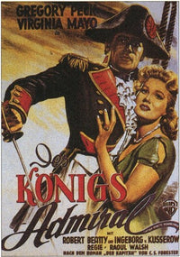 Captain Horatio Hornblower Movie Poster Print showcasing classic naval adventure.