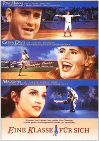 A League of Their Own Movie Poster Print featuring vibrant colors and classic film theme.